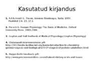 Organismi ainevahetus ja happe-leelise seisund #12