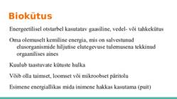 Biokütused #2