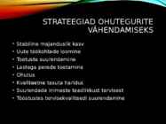 Majanduslikust keskkonnast tingitud ohutegurid #5