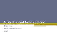 Australia and New Zealand