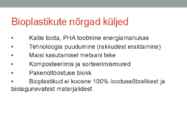 Bioplastikud #11