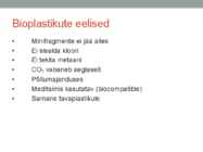Bioplastikud #10
