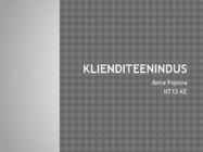 Klienditeenindus