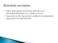 KLIENDIRAHULOLU #6