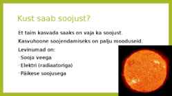 Soojusnähtused kasvuhoones #3