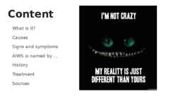 Alice in Wonderland syndrome-AIWS- Todd’s syndrome #2
