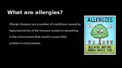 Allergies #3
