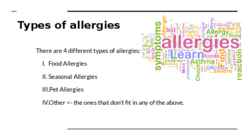 Allergies #4