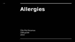 Allergies