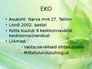 Eesti Keskkonnaühenduste Koda #2
