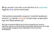 Looduslik valik ja muutlikus #15