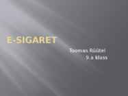 E-sigaret