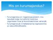 Turumajandus #3