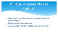 Turumajandus #5