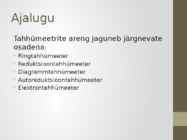 Elektrontahhümeetrite areng #4