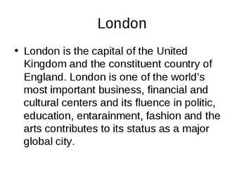 Kokkuvõte Londonist #2