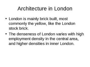Kokkuvõte Londonist #6