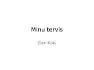 Minu tervis