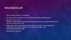 Metallide biotoime üldiseloomustus #7