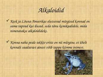 Loomsed mürgid #7