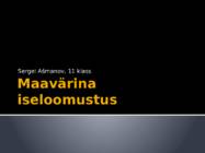 Maavärina iseloomustus