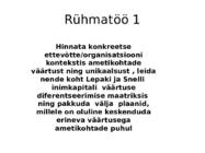 Diferentseeritud lähenemine töötajaskonna planeerimisele kui võimalus tasakaalustada tööjõu nõudlust ja pakkumist #10