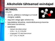 ALKOHOLIDE JA KARBOKSÜÜLHAPETE ESINDAJAD-SÜSIHAPE #2