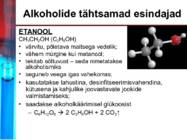 ALKOHOLIDE JA KARBOKSÜÜLHAPETE ESINDAJAD-SÜSIHAPE #3
