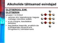 ALKOHOLIDE JA KARBOKSÜÜLHAPETE ESINDAJAD-SÜSIHAPE #7