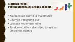 Arenguteooriad #3