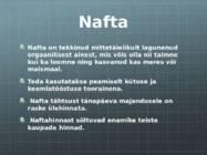 Nafta kriis #6