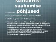 Nafta kriis #9