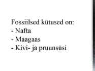 Fossiilsed kütused #2