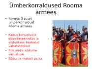 Kodusõjad ja vabariigi lõpp #2