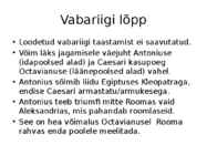 Kodusõjad ja vabariigi lõpp #12