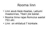 ROOMA LINNA RAJAMINE #5