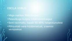 Haiguste levik ning sellega kaasnevad probleemid #16