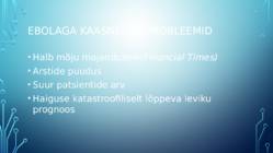 Haiguste levik ning sellega kaasnevad probleemid #19