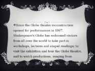 Globe theatre #5