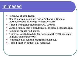 Holland powerpoint 9 klass #11