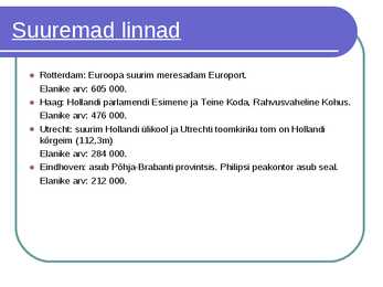 Holland powerpoint 9 klass #5
