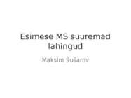 Esimese MS suuremad lahingud