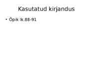 ELU LINNAS JA LINNAKULTUUR #8