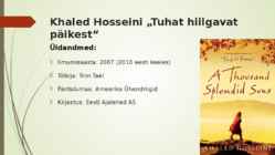 Tuhat hiilgavat päikest #2