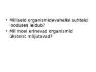 Organismidevahelised suhted #2
