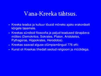 Vana-Kreeka kunst #2