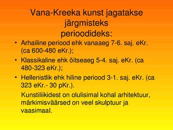 Vana-Kreeka kunst #3
