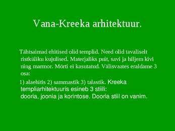 Vana-Kreeka kunst #4