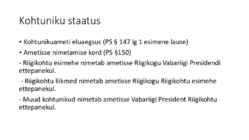 Riigiõigus - Kohtud #8