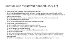 Riigiõigus - Kohtud #9